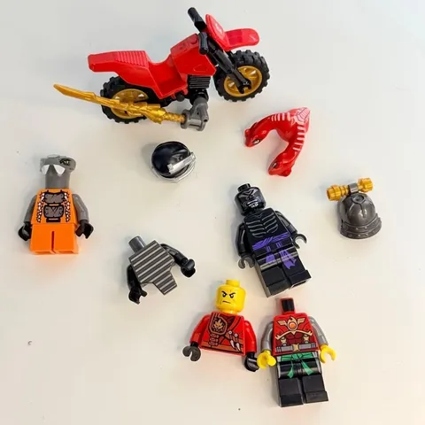 LEGO Minifigure NINJAGO Lot Set Bulk Sale Acidicus Chokun Kai
