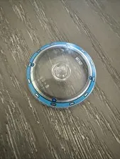 LEGO Dish 4 x 4 with Dark Azure Circle Pattern (Solid Stud) (23907 / 30065) 1 Pc