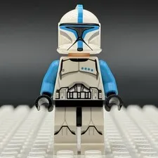 LEGO Star Wars Phase 1 Clone Lieutenant Minifigure sw0629 75085 Blue Printed Leg