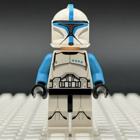 LEGO Star Wars Phase 1 Clone Lieutenant Minifigure sw0629 75085 Blue Printed Leg