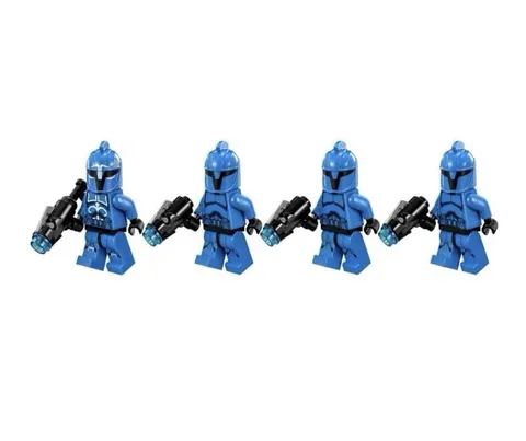 LEGO Star Wars Senate Commando Battle Pack Minifigures (sw0613)x1 (sw0614)x3
