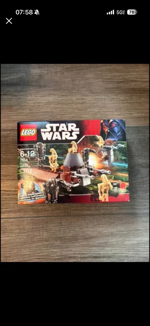 Retired #7654 Droids Battle Pack Lego Star Wars 100% Complete W/ Box and Instruc