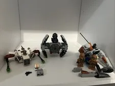 Lego Star Wars Minifighter Lot Of 3 Some Missing/broken Pieces