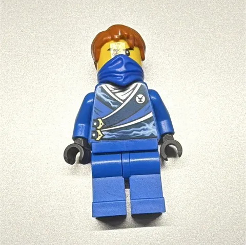 LEGO Ninjago Jay blue ninja w half mask and hair piece 