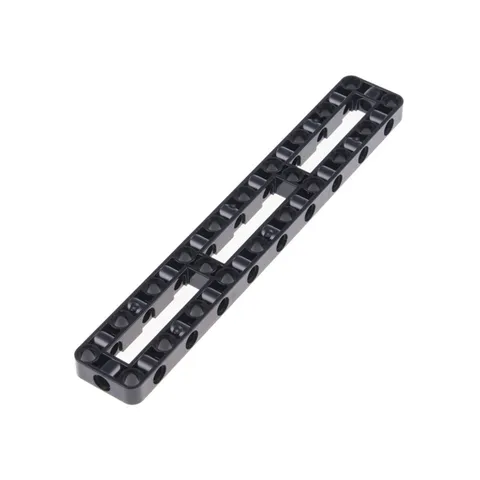 1x LEGO Technic Liftarm Modified 3x19 Black Frame Thick Brick 6377025 67491