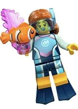 LEGO  Series 29 Collectible Minifigures 71052 Marine Biologist Scuba Diver