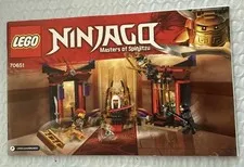 Lego Ninjago Instruction Manual Only 70651