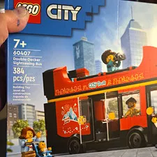 LEGO City Double-Decker Sightseeing Bus 60407 Set 384 pcs 7+ Box