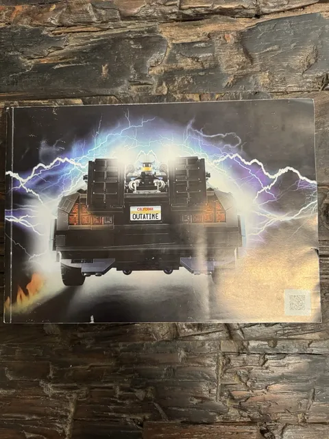 LEGO Icons 10300 Back to the Future Time Machine Instruction Manual Book Only