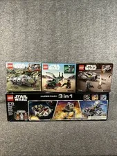 LEGO Star Wars Microfighters Bundle 66542 75321 75344 75363 Sealed Retired