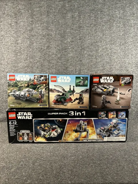 LEGO Star Wars Microfighters Bundle 66542 75321 75344 75363 Sealed Retired