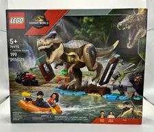 LEGO Jurassic World Rebirth 76975 T. rex River Escape Dinosaur Toy Set New