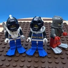 LEGO Aquazone lot (3) Aquanaut aqu003 Stingray aqu013
