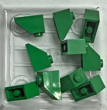 LEGO Slope 45 2 x 1, 3040, Green, QTY 10 Free Shipping