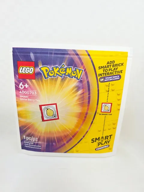 Lego # 4000703 - Pokemon SMART Sitrus Berry Tag NEW & Sealed