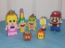 Lego Super Mario Interactive Mario & Princess Peach Figures Tested & Working 