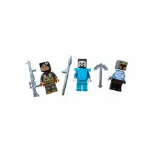 LEGO Minecraft Blue Steve and Adventure Minifigure Set of 3