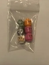 LEGO Star Wars Orbital Minifigs Lot Of 6 Custom Pad Printed Heads
