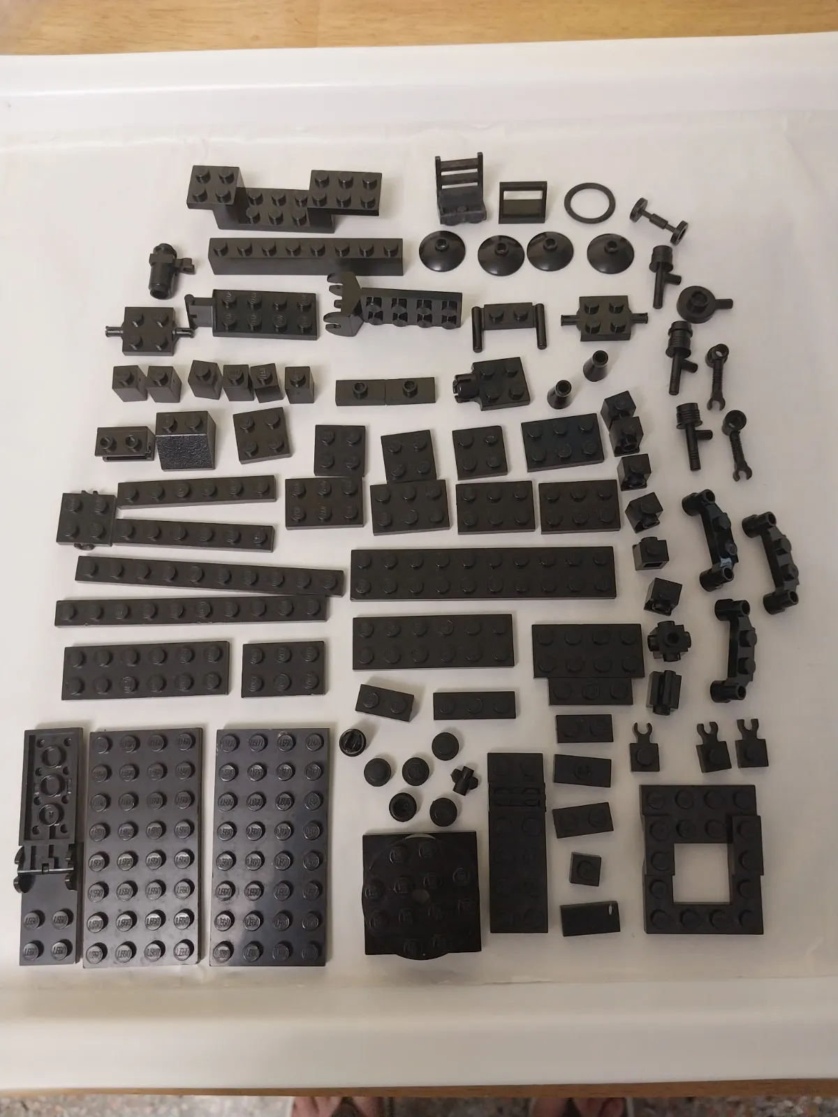 92 Vintage 1980s Black Lego Lot
