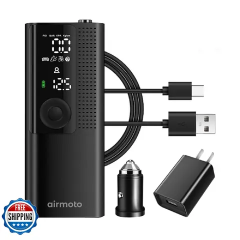Airmoto And Power Kit - 1 - Portable Air Compressor Power Kit For