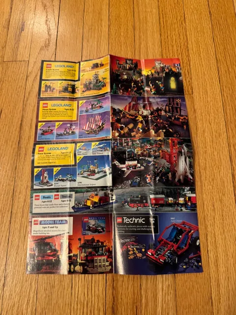 Lego System Catalog Lego Club Pamphlet