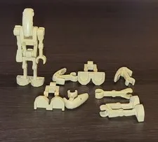 lego Star Wars minifigure Battle Droid Sw001c w/ spare parts