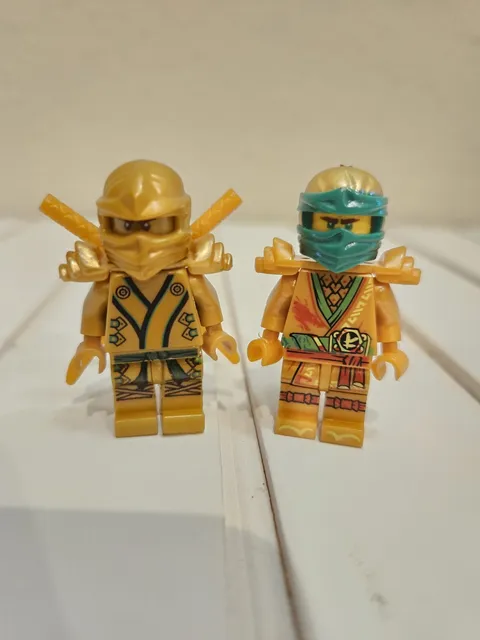 LEGO Ninjago Minifigure Lot Lloyd Golden Ninja Arin Dragons Rising Swords