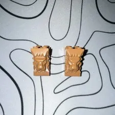 LEGO Lot of 2 Mediuam Nougat Brick 2x3x3 Cutout Lion Head 30274 Authentic