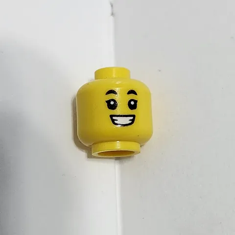 Lego Head Male Man Boy Minifigure Two Faced Happy Smiling Scared Shocked Minifig