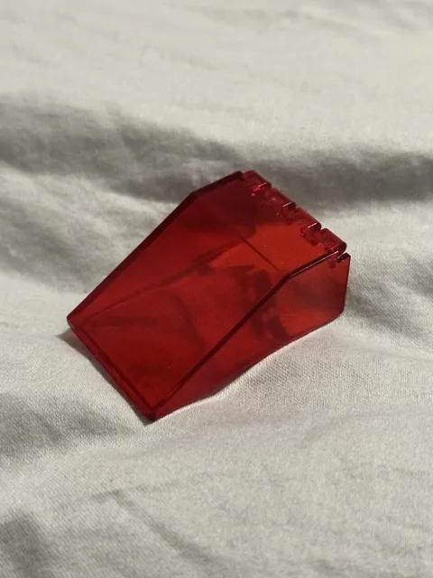K Lego Canopy Windscreen 6 x 4 x 2 Trans-Red 4474 6949 Spyrius 
