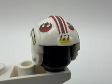 LEGO Star Wars part x164pb04 - Rebel pilot helmet w/ Alliance symbols - 1pc