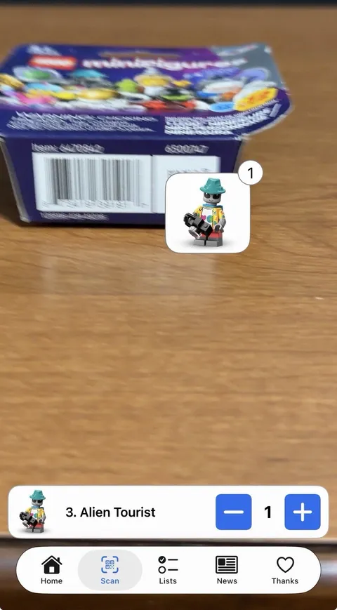 Lego CMF Series 26, Space Alien Tourist