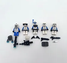 LEGO Star Wars Minifigures LOT, Captain Rex & Clone Troopers & Weapons