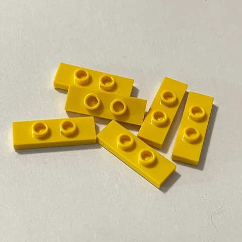 Lego 34103 Yellow Replacement Add-on Parts Pieces Lot of 6