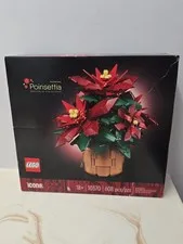 BRAND NEW LEGO Icons Botanical Collection Poinsettia 10370 Set 608 pcs Adult 18+