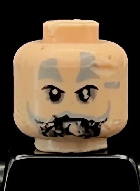 Lego Star Wars Darth Malak Misprint Minifigure Head Rare Prototype Test Error