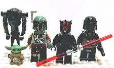 Lego Star Wars Darth Maul Boba Fett Baby Yoda Mandalorian Super Battle Trooper