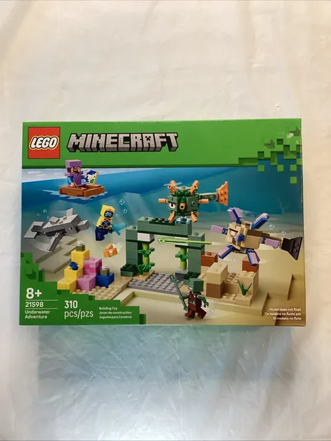 LEGO Minecraft Underwater Adventure 21198 Building Set 310 Pieces New Sealed