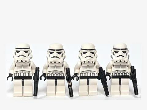 LEGO Star Wars Imperial Stormtrooper Lot of 4 sw0188 w/ Blasters Minifigures
