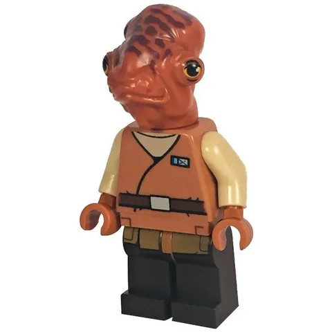 LEGO Star Wars: Admiral Ackbar - Medium Nougat Robe SW0719 / 75140
