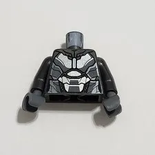 Lego Iron Man Avengers Superhero Gray Suit Minifigure Minifig Torso
