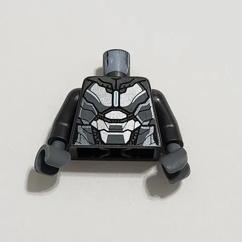 Lego Iron Man Avengers Superhero Gray Suit Minifigure Minifig Torso