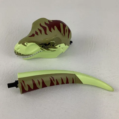 Lego 5887 Jurassic World Tyrannosaurus Rex T-rex Parts Dinosaur Head Tail Lot
