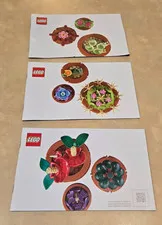 LEGO Botanicals Tiny Plants #10329 Instruction Manuals Only