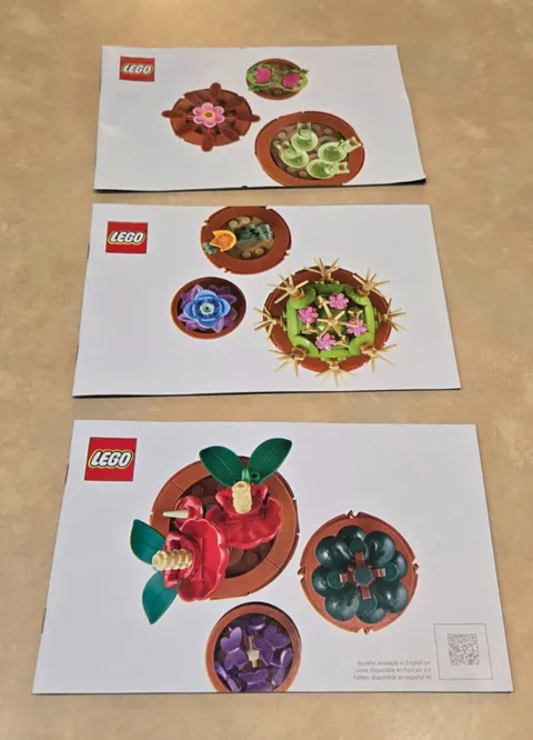 LEGO Botanicals Tiny Plants #10329 Instruction Manuals Only