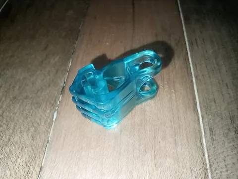 1 Bionicle Lego 93575 Hero Factory Fist Trans-Light Blue with Axle Hole 4 finger