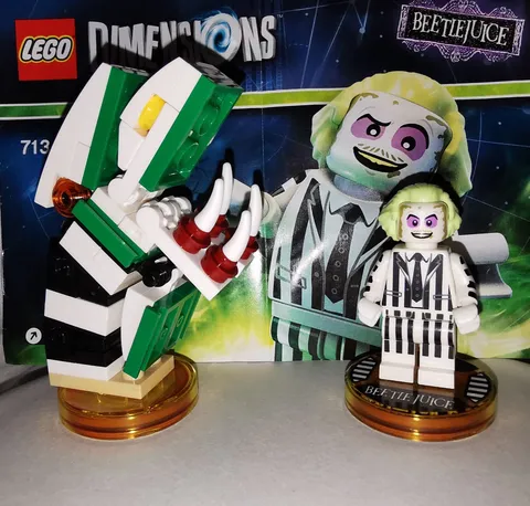 LEGO Dimensions Beetlejuice Fun Pack Beetlejuice Saturn's Sandworm 71349