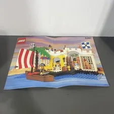 LEGO INSTRUCTIONS MANUAL BOOKLET ONLY 6267 LAGOON LOCK-UP PIRATES  Rare HTF
