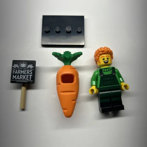 Lego Carrot Mascot - CMF Series 24 - Collectible Minifigure - COMPLETE