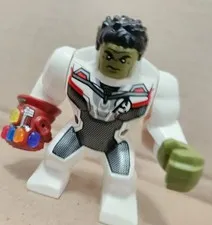 LEGO Endgame Hulk Big Fig Minifigure Jumpsuit sh0611 Gauntlet 5 Infinity Stones